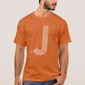 Designer-T - Shirt des Buchstabe-J (er oder (Vorderseite)