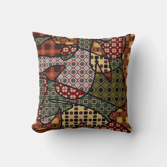 Designer Throw Pillow Kissen (Vorderseite)