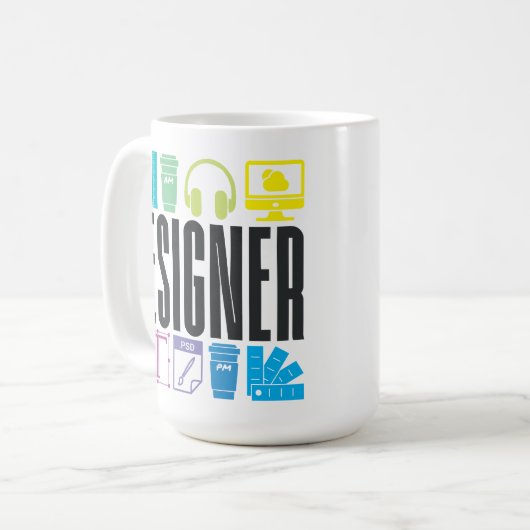 Designer-Tools Kaffeetasse (Vorderseite Links)