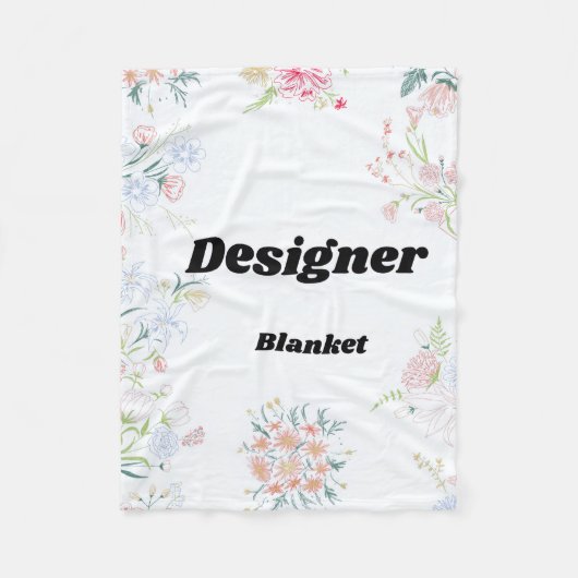 Designer Trenddecke 2026 Fleecedecke (Vorderseite)