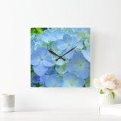 Designer Uhren Beautiful Blue Hydrangea Blume (Zuhause)