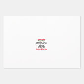 Designer-Umschlagpapier - angepasste Geschenkfolie Geschenkpapier Set (Vorderseite 2)