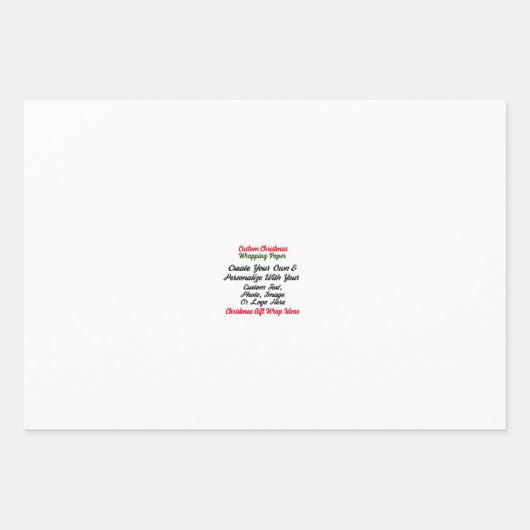 Designer-Umschlagpapier - angepasste Geschenkfolie Geschenkpapier Set (Vorderseite 2)