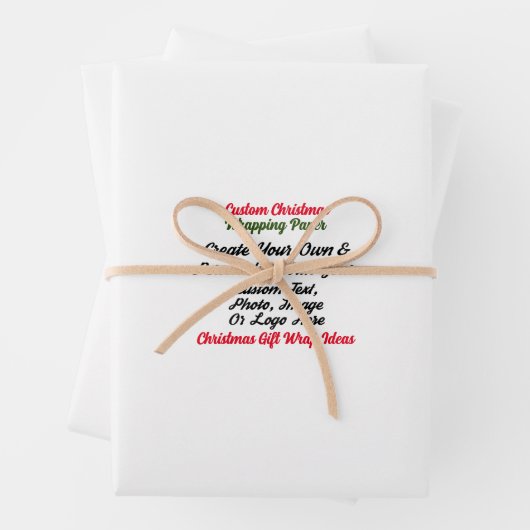 Designer-Umschlagpapier - angepasste Geschenkfolie Geschenkpapier Set (Beispiel)