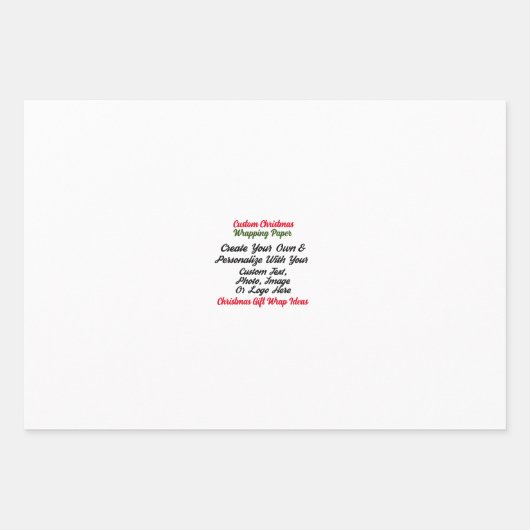 Designer-Umschlagpapier - angepasste Geschenkfolie Geschenkpapier Set (Vorderseite)