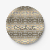 Designer und stilvoll pappteller (Vorderseite)