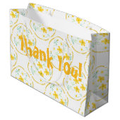 Designer Vielen Dank für Ihr Geschenk Tasche Große Geschenktüte (Rückseite Schrägansicht)