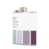 Designer Vinyl Wrapped Flask Flachmann (Links)