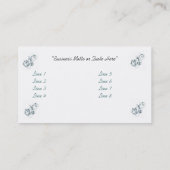 Designer-Visitenkarte-Schablone Visitenkarte (Rückseite)