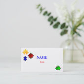 Designer-Visitenkarte-Schablone Visitenkarte (Stehend Vorderseite)