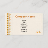 Designer-Visitenkarte-Schablone Visitenkarte (Rückseite)