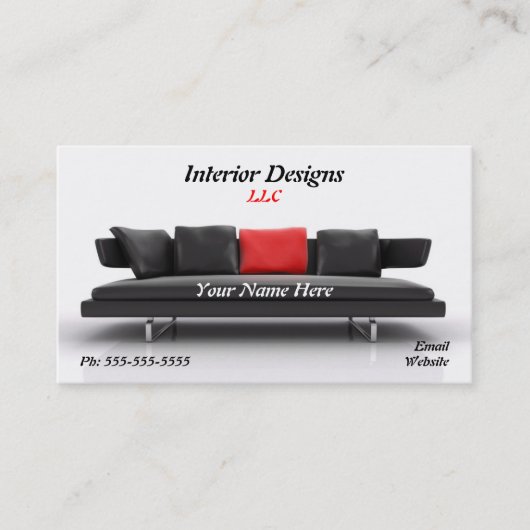 Designer-Visitenkarte Visitenkarte (Vorderseite)