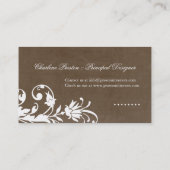 Designer-Visitenkarte Visitenkarte (Rückseite)
