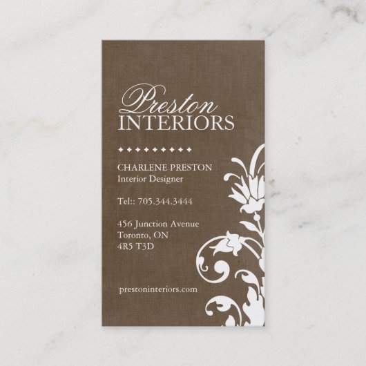 Designer-Visitenkarte Visitenkarte (Vorderseite)