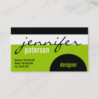 Designer-Visitenkarte Visitenkarte