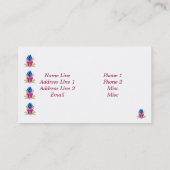 Designer-Visitenkarte Visitenkarte (Rückseite)