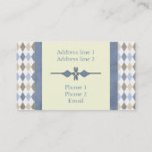 Designer-Visitenkarten Visitenkarte (Rückseite)