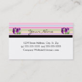 Designer-Visitenkarten Visitenkarte (Rückseite)