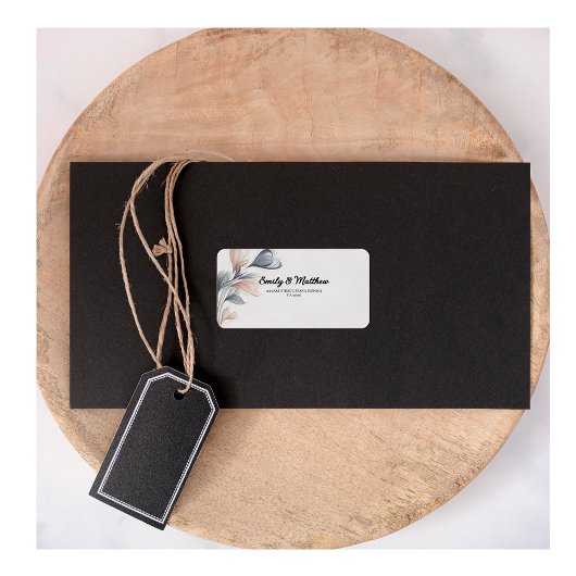 Designer Wasserfarben Rücksendeadressen-Aufkleber Adressaufkleber