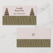 Designer Wedding Cakes Visitenkarte (Vorne/Hinten)