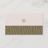 Designer Wedding Cakes Visitenkarte (Rückseite)