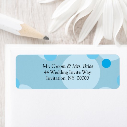 Designer Wedding Invite Label Aufkleber (Insitu)