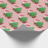 Designer Weihnachten Geschenkpapier (Ecke)