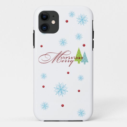 Designer Weihnachten iPhone Case (Rückseite)