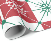 Designer Weihnachtsmuster Umschlagpapier Geschenkpapier (Rolleneckpunkt)