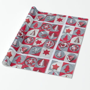 Designer Weihnachtsmuster Umschlagpapier Geschenkpapier