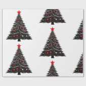 Designer Weihnachtsmuster Umschlagpapier Geschenkpapier (Flach)