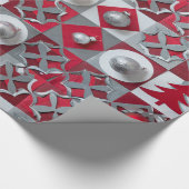 Designer Weihnachtsmuster Umschlagpapier Geschenkpapier (Ecke)