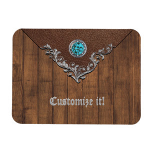 Designer-Western (Flachbildschirm)-Visitenkartenma Magnet