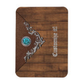 Designer-Western (Flachbildschirm)-Visitenkartenma Magnet (Vertikal)