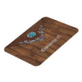 Designer-Western (Flachbildschirm)-Visitenkartenma Magnet (Linke Seite)