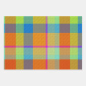 Designer Wrapping Paper Flat Sheet Set of 3 Geschenkpapier Set (Vorderseite 3)