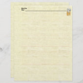 Designerbeschriftete Rezept (Vorne/Hinten)