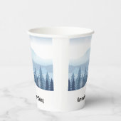 Designercup für Langlaufski Pappbecher (Rechts)