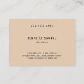 Designerfarben Vorlage Beruflich Visitenkarte (Rückseite)