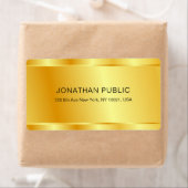 Designergoldene Vorlage für elegante Glamour (Insitu)