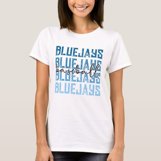 Designergrunge mit Maskottchen im Baseball-Stil T-Shirt (Vorderseite)