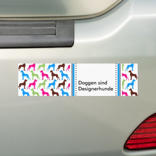 Designerhunde Autoaufkleber (Auf Auto)