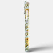 Designerisches Design Rosa Blume Kunstmuster Case-Mate iPhone Hülle (Rückseite / Links)