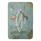 Designerisches Retro unter der Meerwassermatte Badematte (Vorderseite Vertikal)