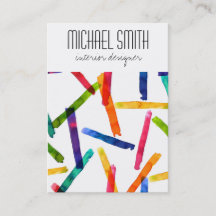 Designerkarte für moderne Farben im Innenbereich