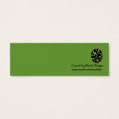 Designerkennzeichnung Schwarz und Grün (Rückseite)