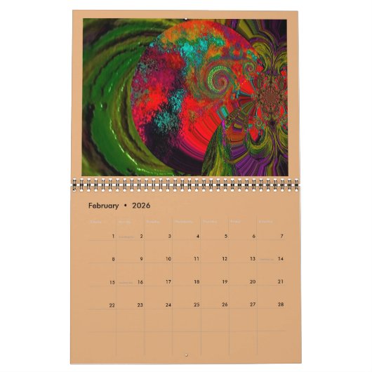 "Designer's Fun"-Mauerkalender Kalender (Feb 2026)