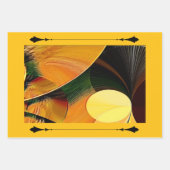 "Designer's Playground" 3 pc. set Wrapping Paper Geschenkpapier Set (Vorderseite 2)