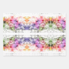 "Designer's Playground" 3 pc. set Wrapping Paper Geschenkpapier Set