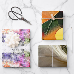 "Designer's Playground" 3-teiliges Set Geschenkpap Geschenkpapier Set